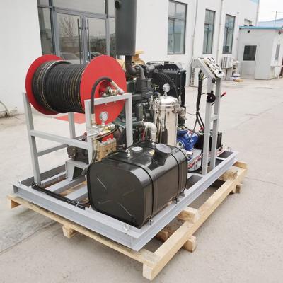 Entraînement de moteur diesel à haute pression 75hp de machine de nettoyage de drain de jet d'eau