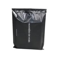 Sacos de envio de correio poliestampados em preto espessura 0,05 mm para envio online