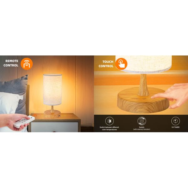 Modern LED Sad Lights 1000LUX Sleep Therapy Lamp Dimmable 3 Color Temperature Timer