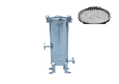SS304 Water Filter Cartridge Housing , Water Purifier Housing For Water Treatment System