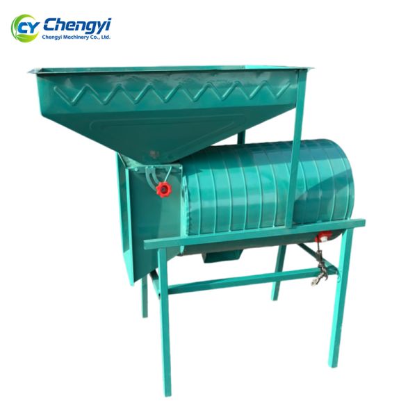 Gasoline Grain Blower Seed Cleaning Machine For Off Grid Farm Diesel Motor Use