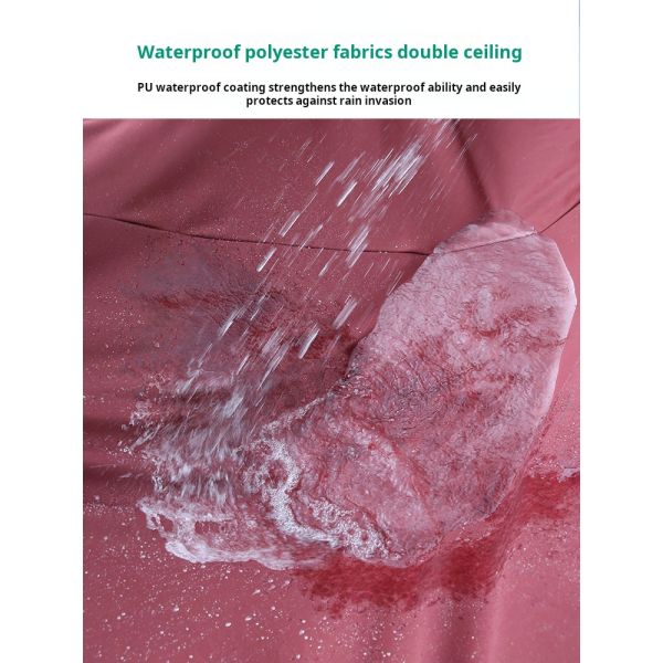 Waterproof Pavilion Sunshade Steel Frame Gazebo 3*6m For Outdoor Activities