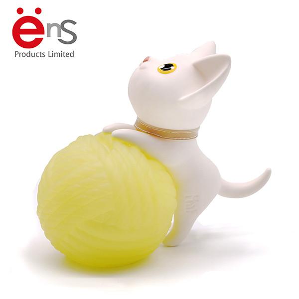 Cute PVC Plastic Toys ,  Cat Piggy Bank For Coin Storage 9.5×19×14.5 Cm