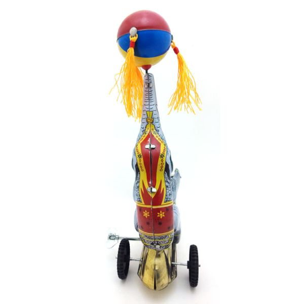 Theme Folk Custom Ms833 Elephant Riding Tricycle Tintoy Tin Tin Retro Collection Toy