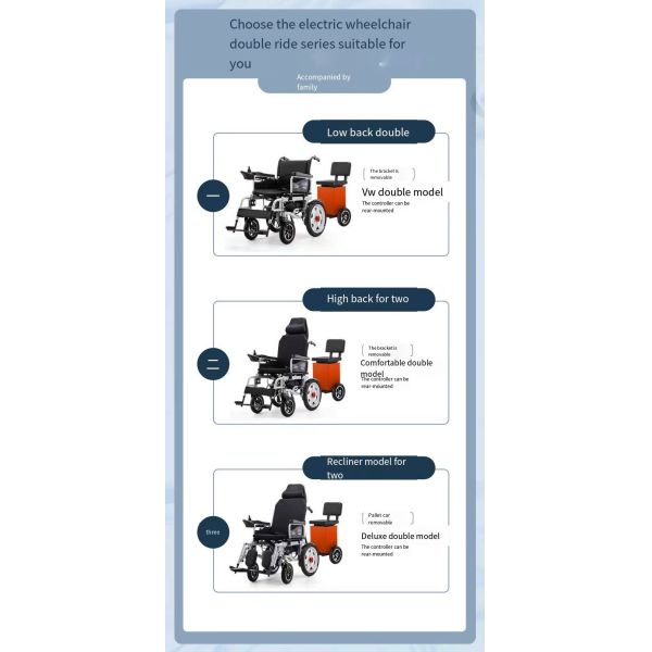 Lightweight and Durable 83*43*79cm Folding Wheelchair with Plastic Accessories Basket