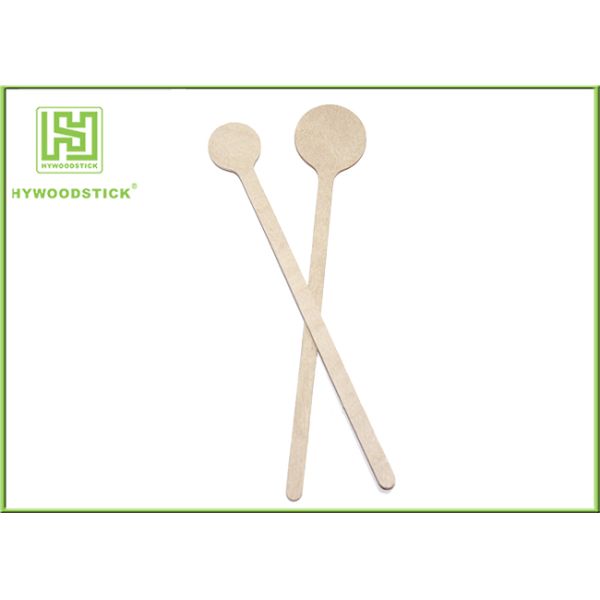 Food Grade Wooden Tea Stirrers OEM FSC Disposable Natural Wood Coffee Muddler