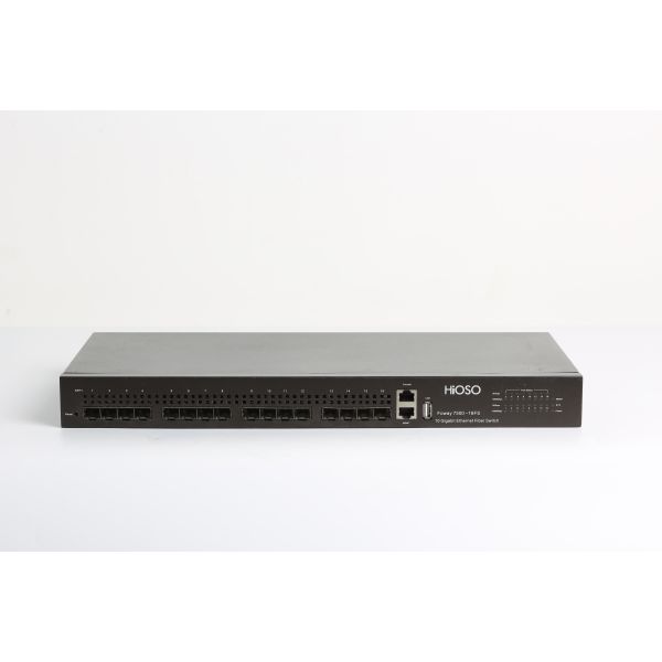 16Mbit 6 10G SFP+ FX Ports Fiber Cable Switch Support SFP Hot Plug