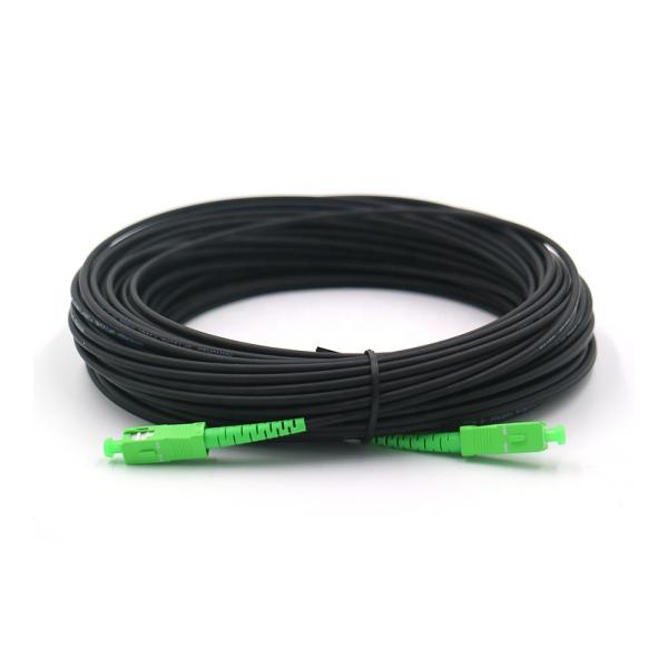FTTH SM SX HDPE Optic Fiber Optic Jumper SC APC Armored