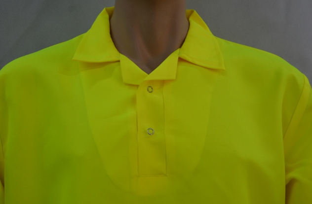 Two Tone Outdoor Custom Work Shirts Fluroscent Yellow Australian Size / Length