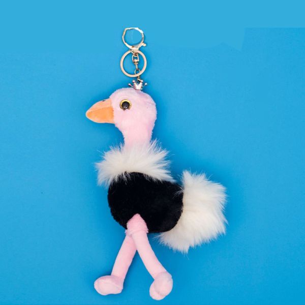 Anti Corrosion Plush Keychain Toys Soft Feeling Skin Friendly 22 * 10CM