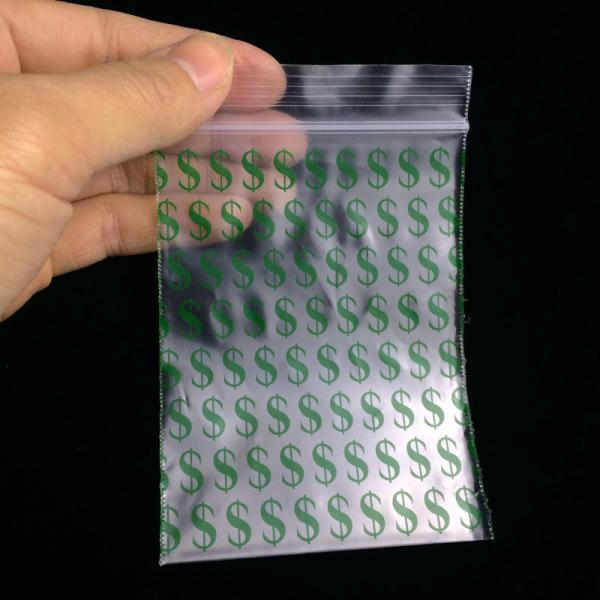 11.5x7.5cm Pe Plastic Bag Travel Size , Small Clear Self Seal Bags