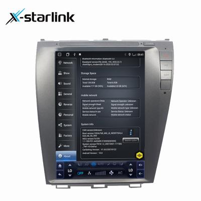 GPS Android Navi Car Stereo 8+128G 12.1'' для Lexus ES ES240 ES350 2006-2012 год