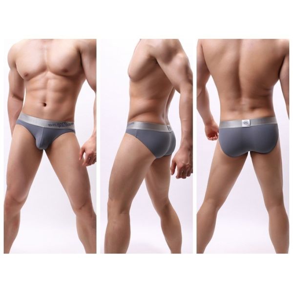 Blue Mens Sexy Underwear Sexy Fashion Sport Panties Plus Size Nylon Boxer Briefs