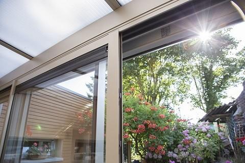 Outdoor TS8402 1.5mm Glass Aluminum Sunshine Room