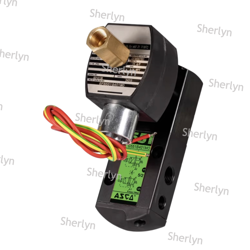 ASCO Explosion-proof Junction Box EF551G402MO Solenoid Valve Double Coil 1/4