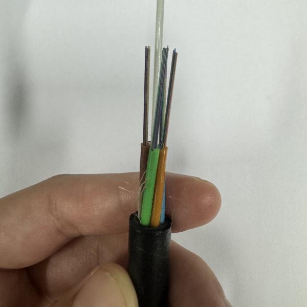 FRP Força Membro LSZH Camada Fibra Óptica GYFTZY cabo de fibra óptica exterior tubo solto enrolado