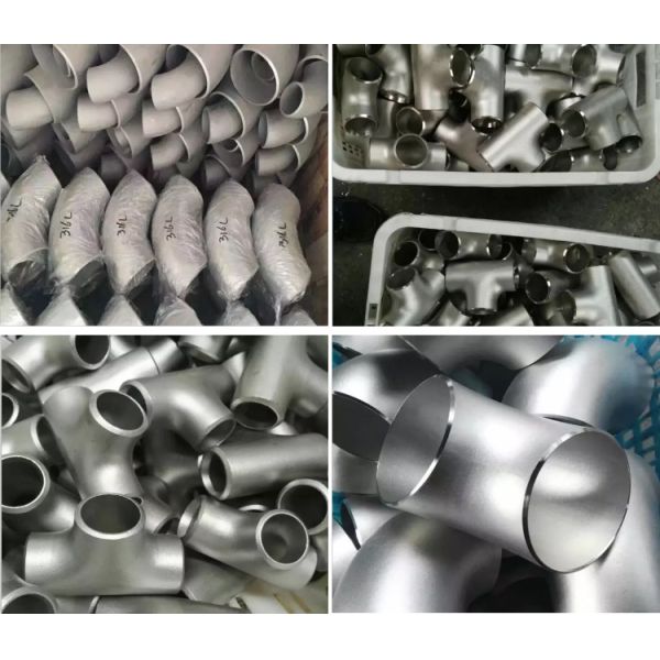 Ansi A182 Stainless Steel Pipe Fittings , Galvanized Reducing Tee API CCS Certified