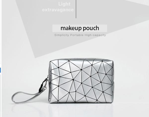 Portable lady large capacity simple waterproof travel small lipstick cosmetics storage makeup bags