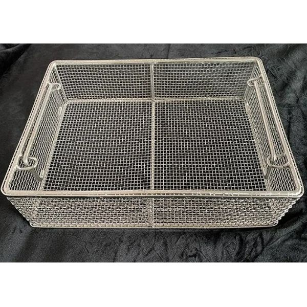 ISO14001 ячеистая сеть 300/400/600 серий сплетенная SS используемая как корзины термической обработки