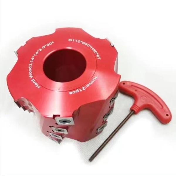 Cabeças de cortador espirais helicoidais do aço de liga da compatibilidade do CNC com as inserções duras do carboneto