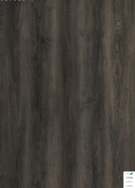 Wear-resistant LVT Vinyl Flooring , Dark Wood Vinyl Plank Flooring
