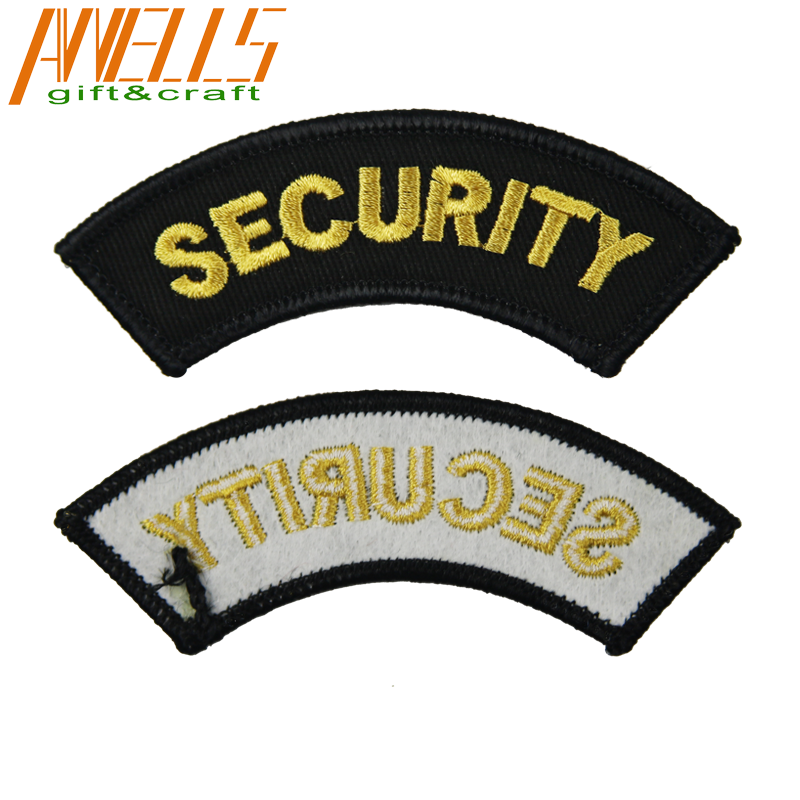 Washable Custom Embroidery Patches Twill Fabric / Full Embroidery Background