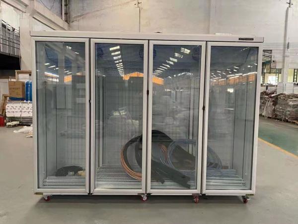 5 Doors Upright Display Fridge For Supermarket / Shopping Mall