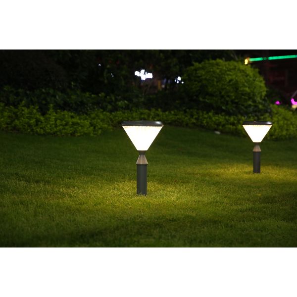 Solar Led Street Light Lamp Gate Aluminium Ip65 Waterproof Garden Solar Fence Light