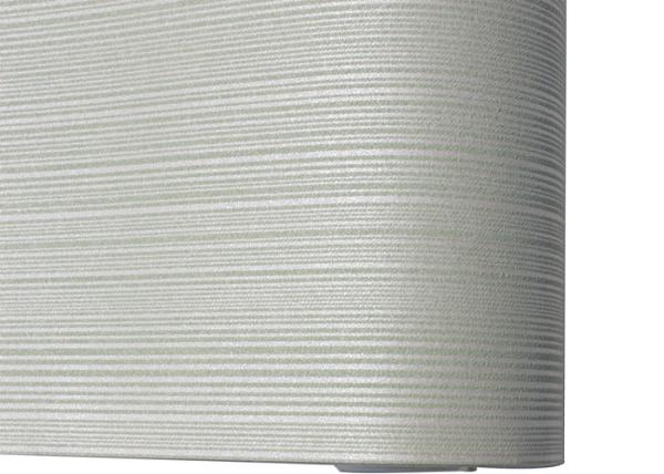 Non Woven Interior Decorating Wallpaper , Beige Flocking Striped Wallpaper For Living Rooms