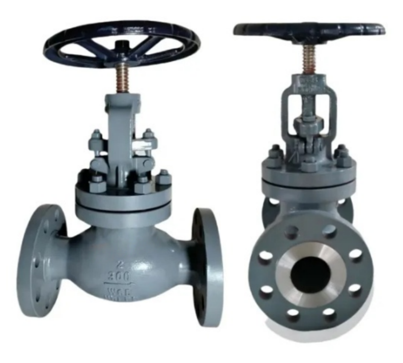 Etrany ANSI Cast Steel Flange Globe Valve Manual Stop Valve 1 Year Warranty 150-900LB for Water Oil Gas