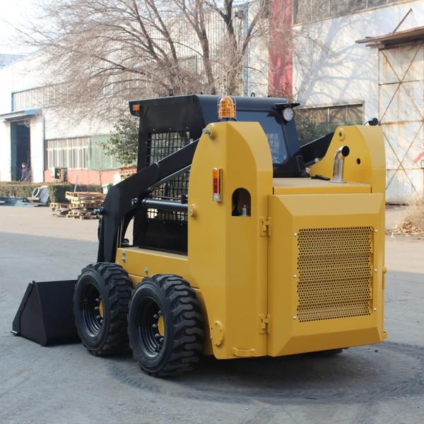 chargeur de petite taille de Skidsteer de roue avec des attachements pour la construction d'infrastructure