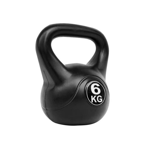 Factory wholesale fitness weight-lifting cement kettlebell sand-filled kettlebell rubber dumbbell kettlebell