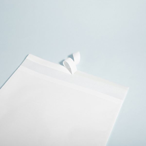 Биоразлагаемая полупрозрачная стеклянная бумажная сумка с циплоком Компостируемая сумка для упаковки одежды