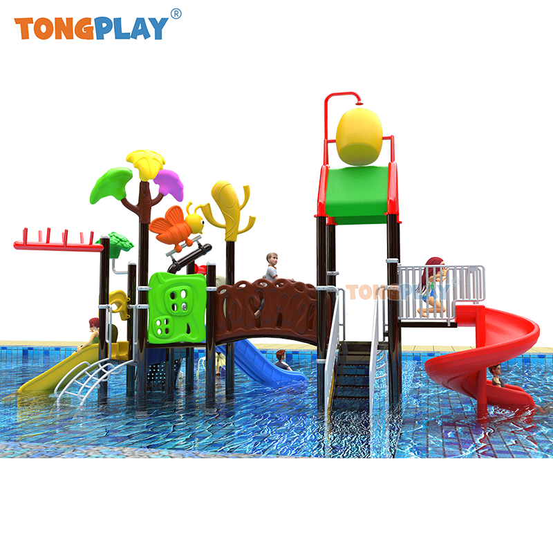 Outdoor Play Water Park Equipment Water Playground Kids Outdoor Playground Water Park Plastic Slides for Sale