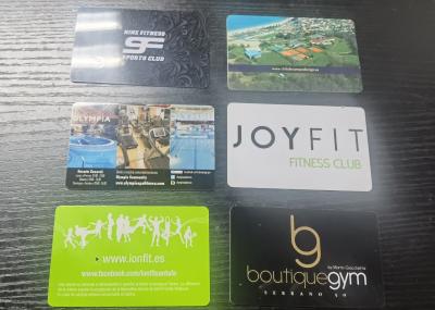 Waterproof Custom Design CR80 85.5*54*0.76mm Vip Loyalty Card Pvc Card Gym Membership Card