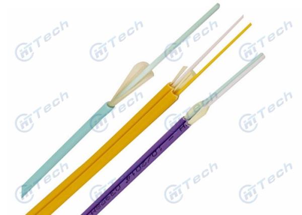 Easy Termination Indoor Duplex Fiber Cable , Simplex Optical Cable Diameter 3.0mm