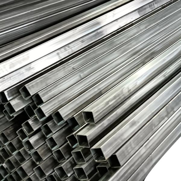 Hot Rolled 304 Stainless Steel Seamless Square Pipe Thick 1-6mm For Industrial