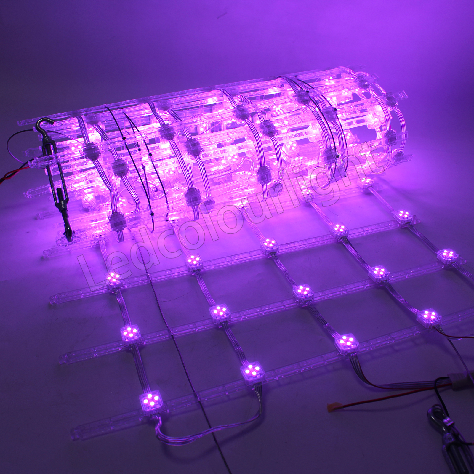 P100 Square Flexible LED Pixel Mesh Curtain Facade Video Wall Screen for Stage
