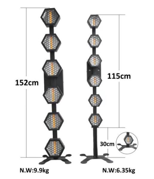 250W 3Pin XLR GL-6LinerBig LED tube numérique Chine Les fabricants