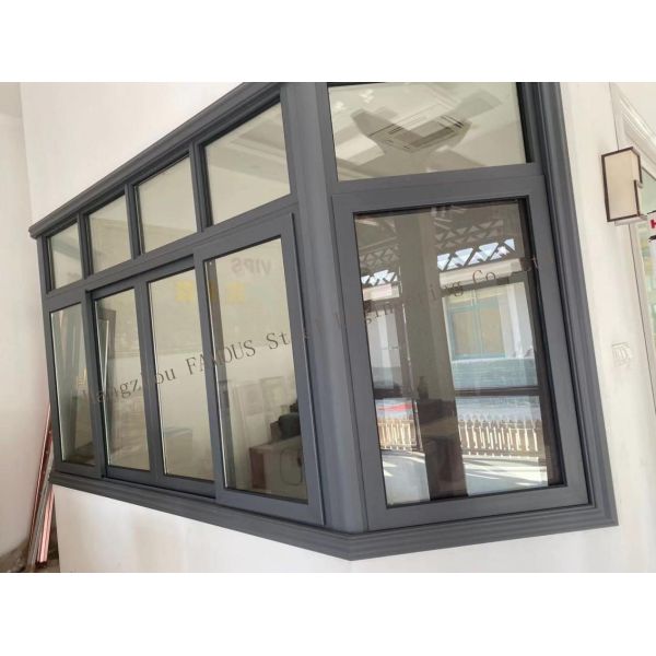 50 серий 6mm термально сломленное алюминиевое Windows, 8mm нагрела стеклянное Windows