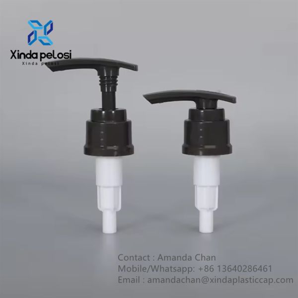 Пластиковый душ гель лосьон диспенсер насос слева направо запертый насос для бутылки