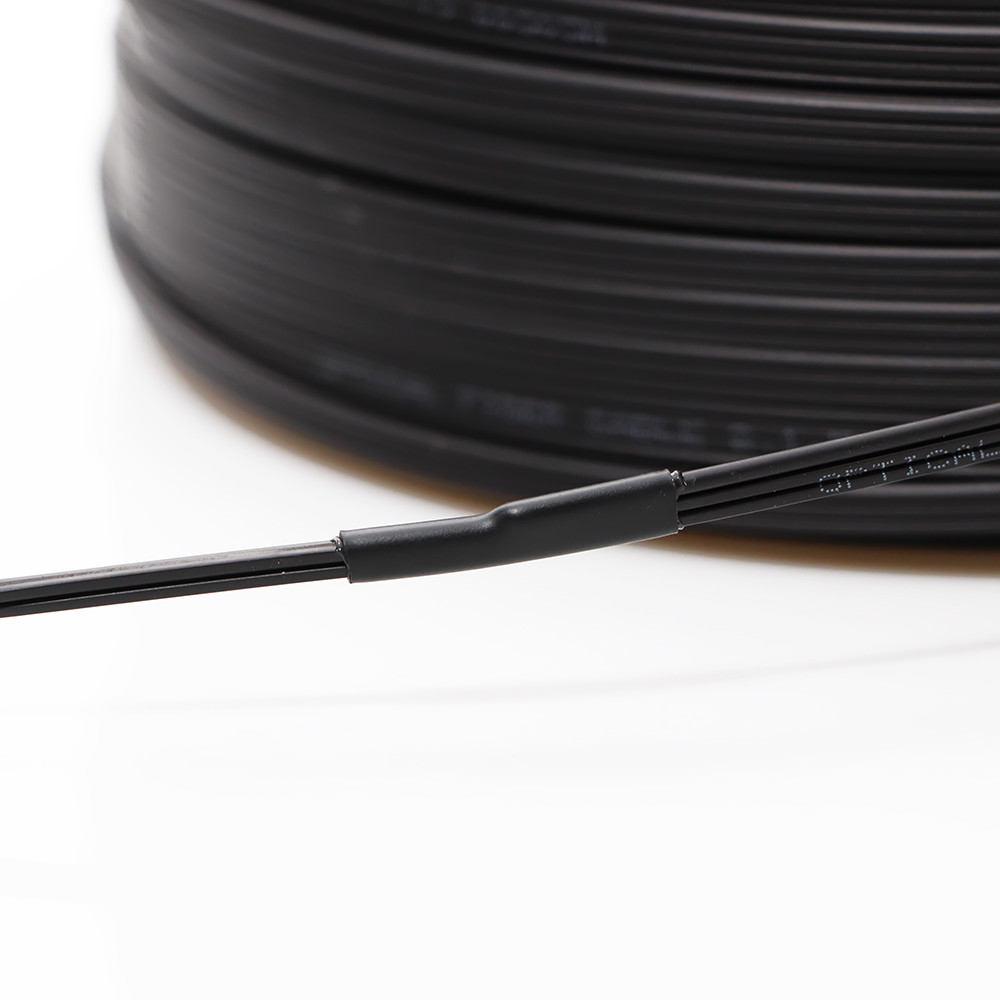 Отрезок провода 100m оптического волокна кабеля падения МИНИ SC/APC FTTH на открытом воздухе симплексный SM G657A1
