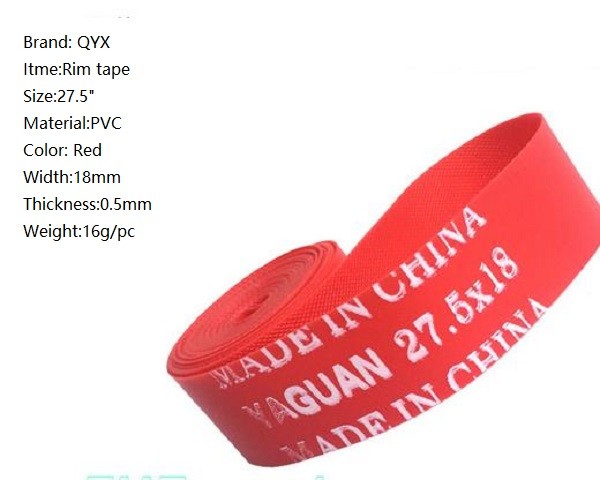 High Pressure Nylon PVC Material Rim Tape 26