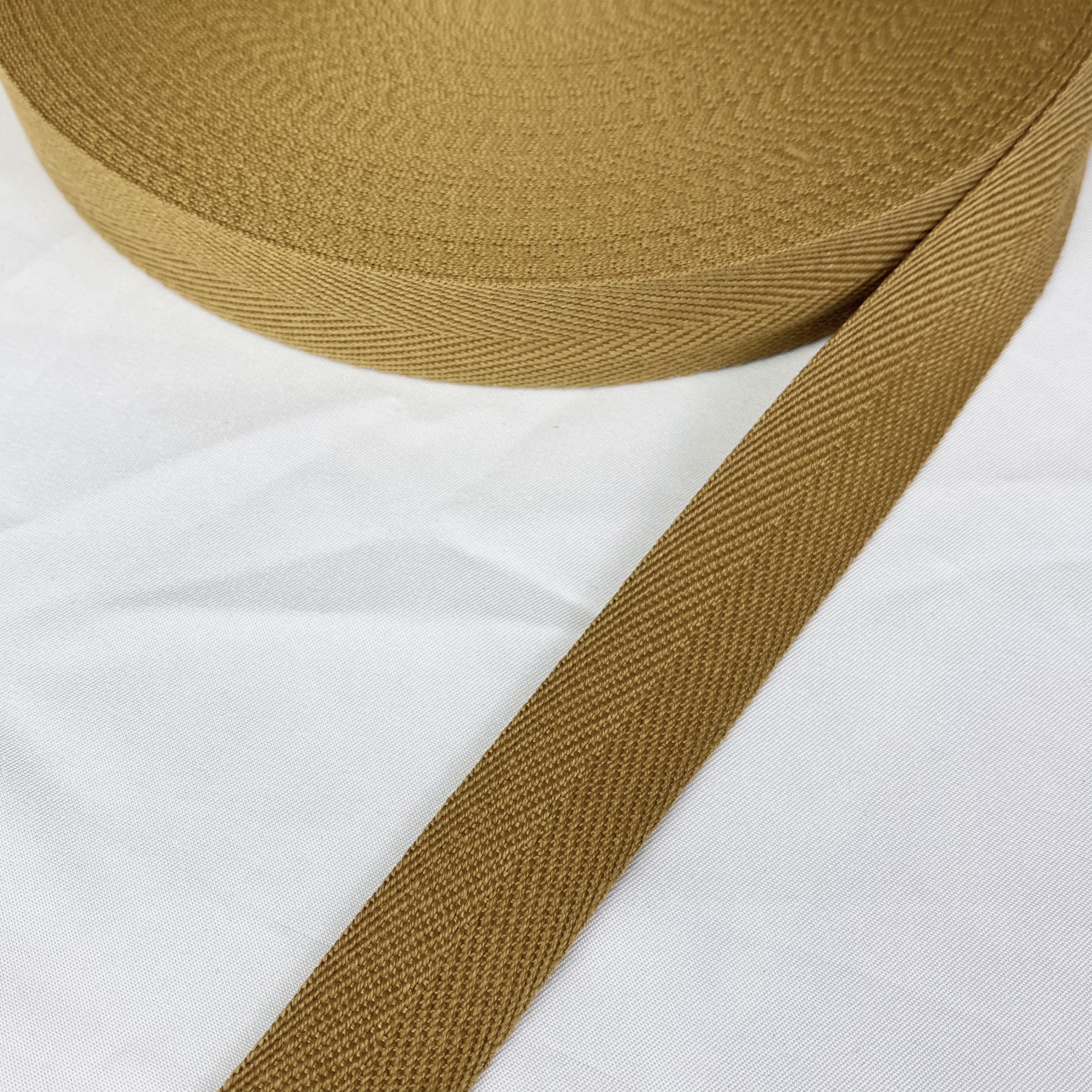 Herringbone polyester-cotton webbing Various colors Backpack strap Belt Handbag strap