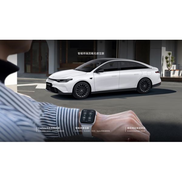 Ling Pao C01 Pure Electric Blue 316KM Battery Life -Made Extended-Range Energy Vehicle