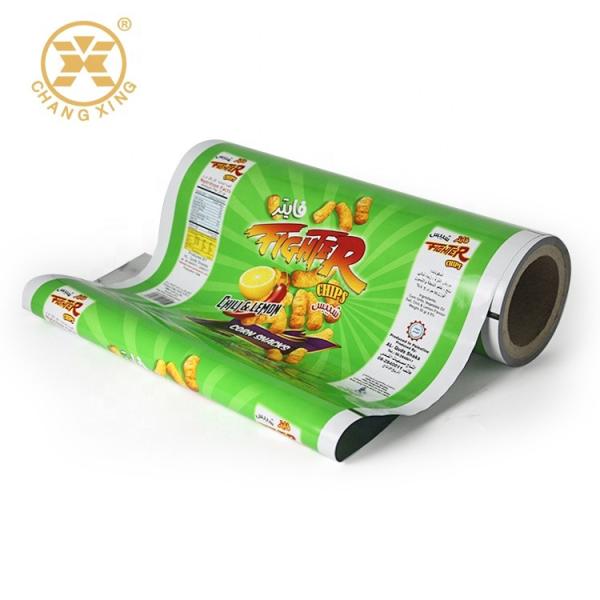 BRC Laminated Puffed Snack Packaging Bags Chocolate Biodegradable Films For Food Packaging
