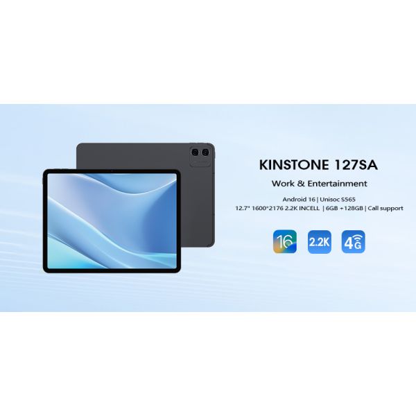 Kinstone 12.7 inch Tablet PC 10000mA 4G LTE Octa-core 1600*2176 2.2K INCELL 6GB+ 128GB