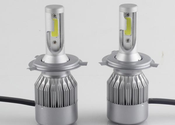 Aluminum Motorcycles / Car C6 Led Headlight 72 Watt 8000LM Long Life Span