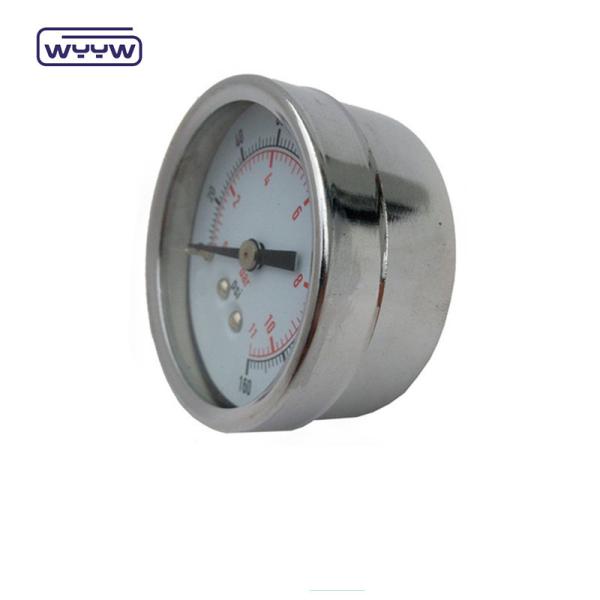 Center Back 2.5 Dry Stainless Steel Series Pressure Gauge