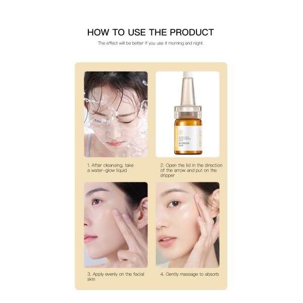 KM Custom Logo Skin Care Products Mussel Mucin Serum for Essence Toner for Women Whitening Facial Soothing Home Spa Use